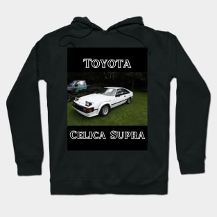 Toyota Celica Supra - Black and White Design Hoodie